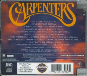 Carpenters: Album - Singles 1969-1981 SACD